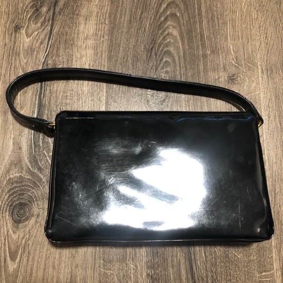 Vintage Coblentz Patent Leather Black Purse - Picture 12 of 12